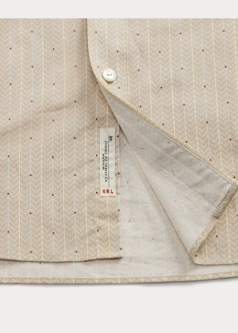 Slim Fit Print Woven Shirt 7