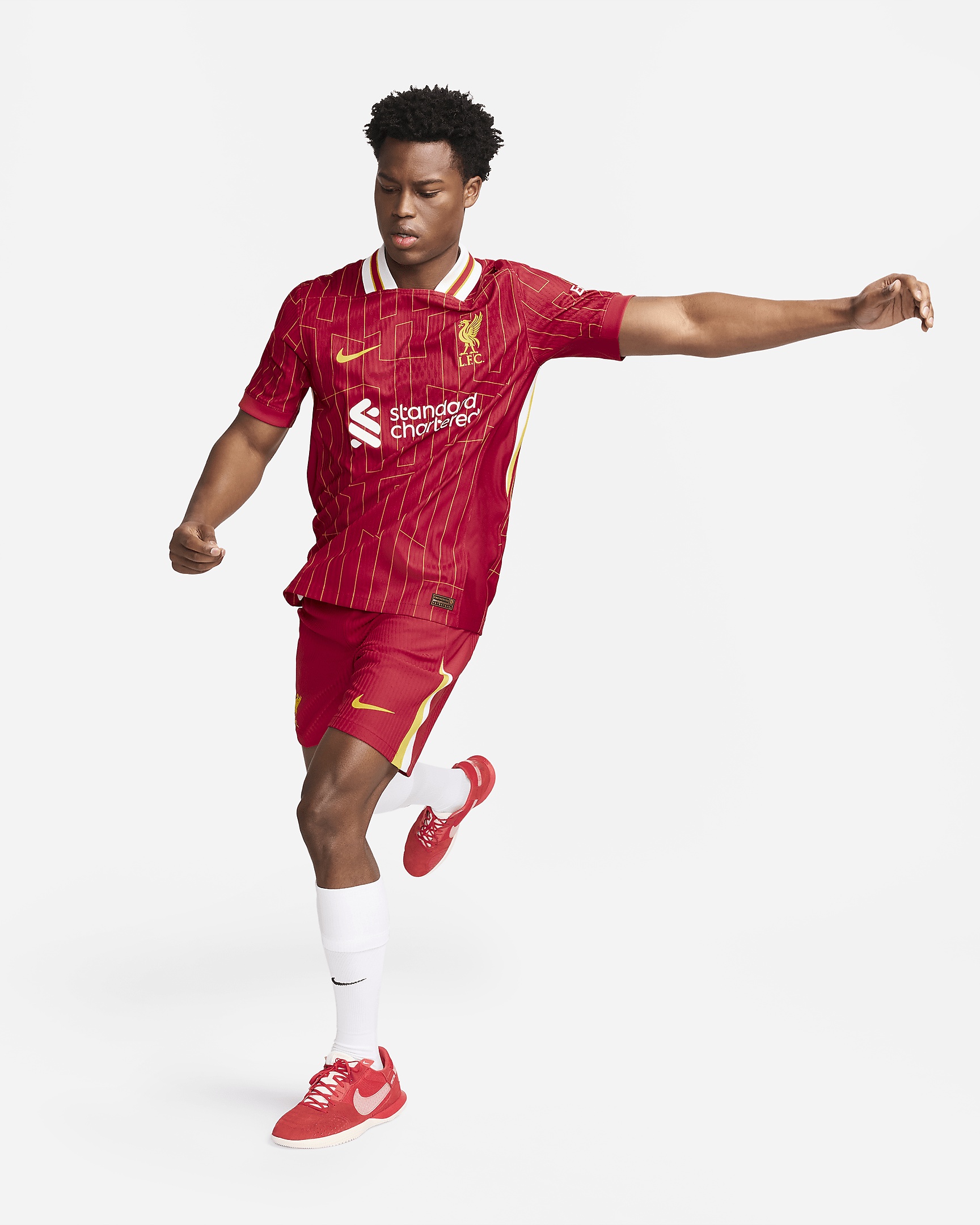 Liverpool FC 2024/25 Match Home Nike Men's Dri-FIT ADV Soccer Authentic Jersey - 10