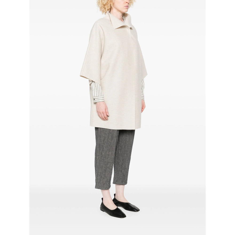 Harris Wharf London Neutrals Jackets - Oversized Jackets Women - 4