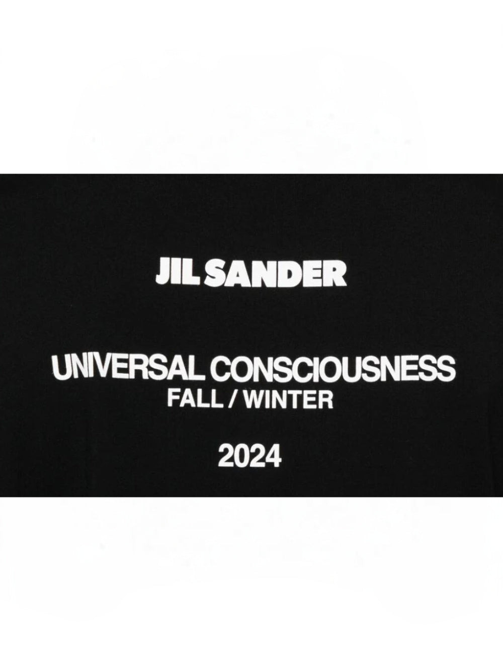 Jil Sander Men Crew Neck T-Shirt With Seasonal Print On The Back - 6