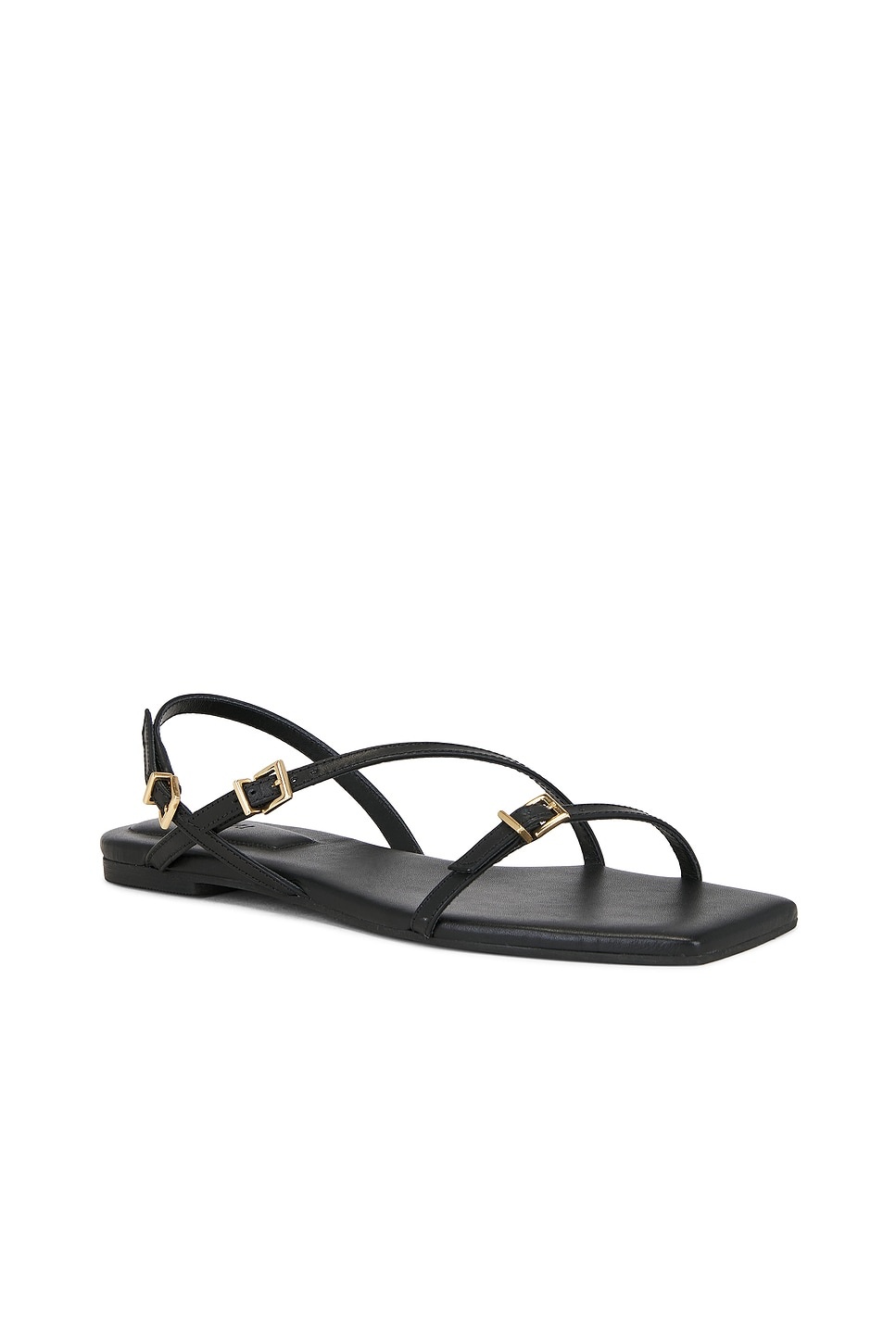 Carey Leather Strappy Flat Sandal - 2
