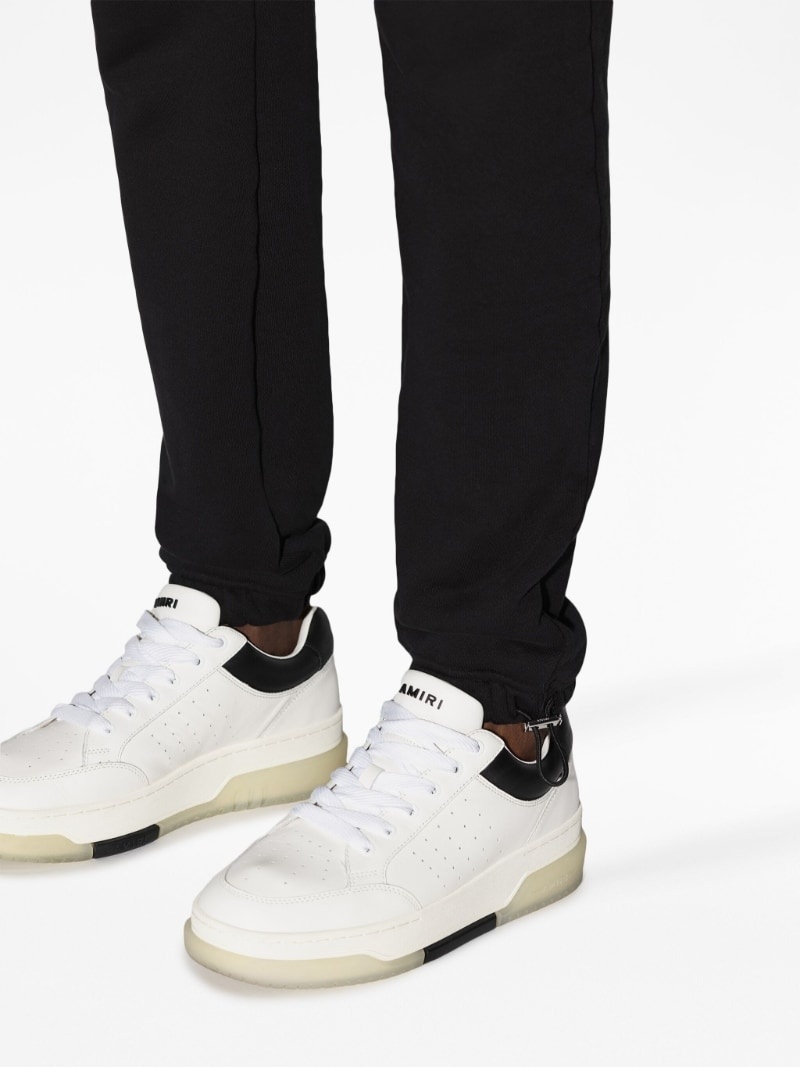 graphic-print cotton track pants - 5