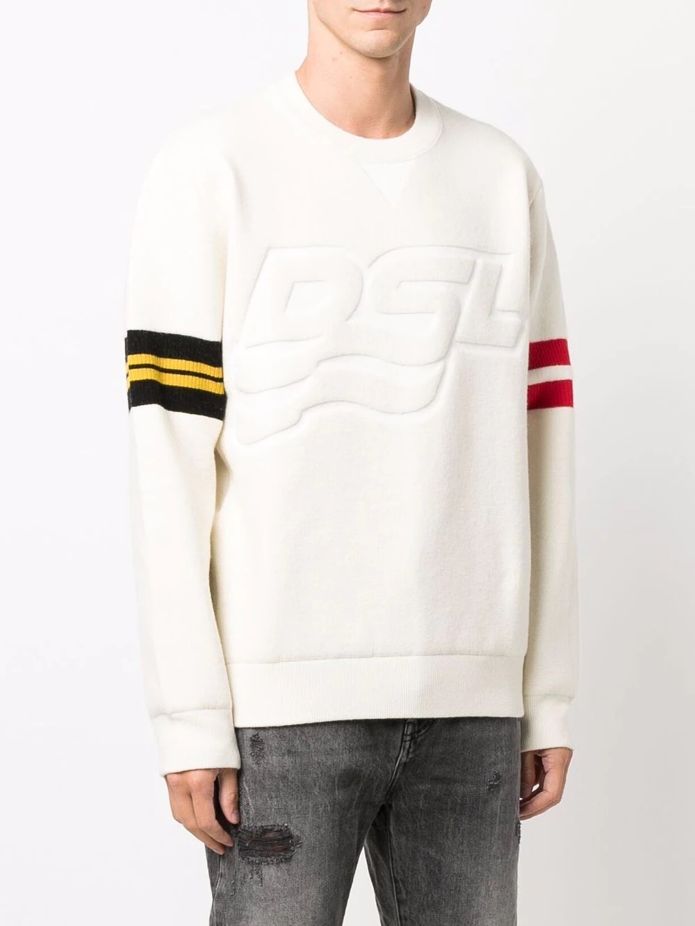 debossed logo jumper - 3