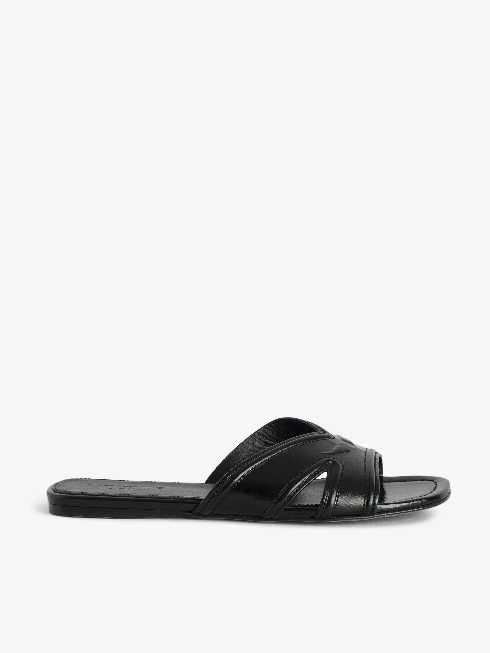 Azora Leather Sandal Mules - 1