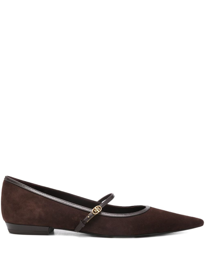 Double T buckle Mary Jane ballet flats 1