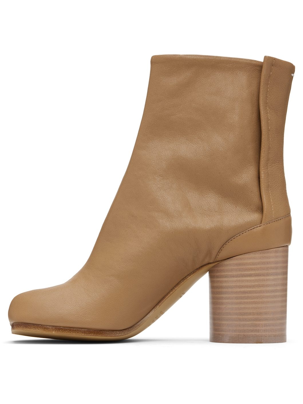 Beige Tabi Ankle Boots - 3