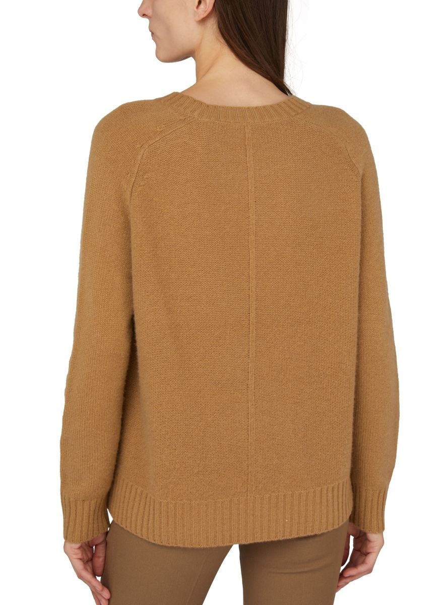 Round neck open sweater - 5