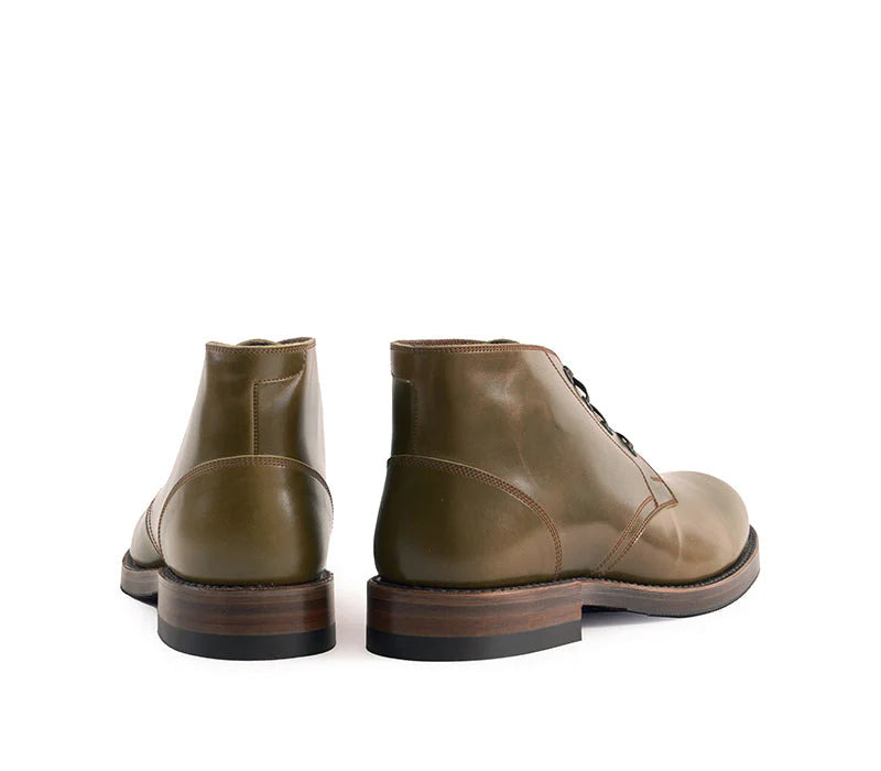 LK-022 Steadfast Chukka Shinki Hikaku Shell Cordovan Olive - 5