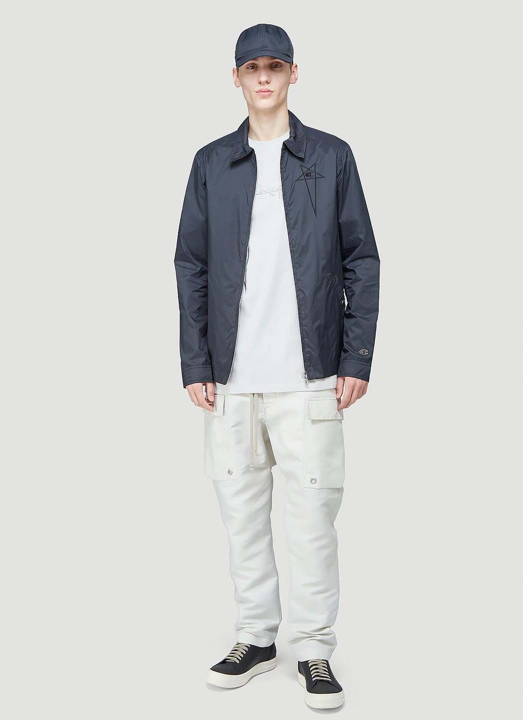 Rick Owens X Champion Men Worker Windbreaker Jacket - 2