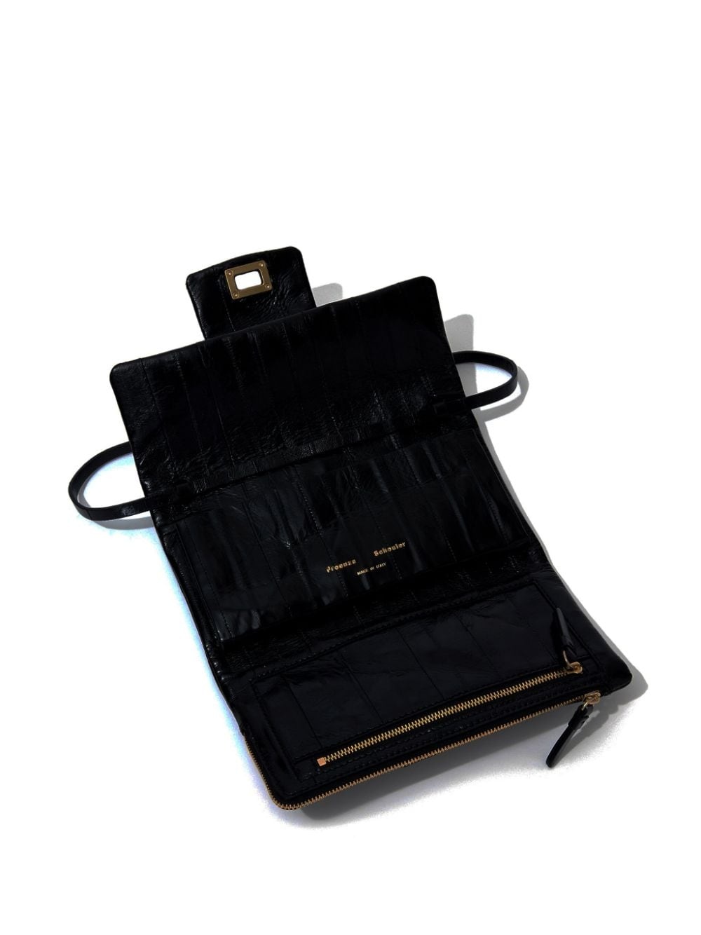 Flip leather shoulder bag - 6