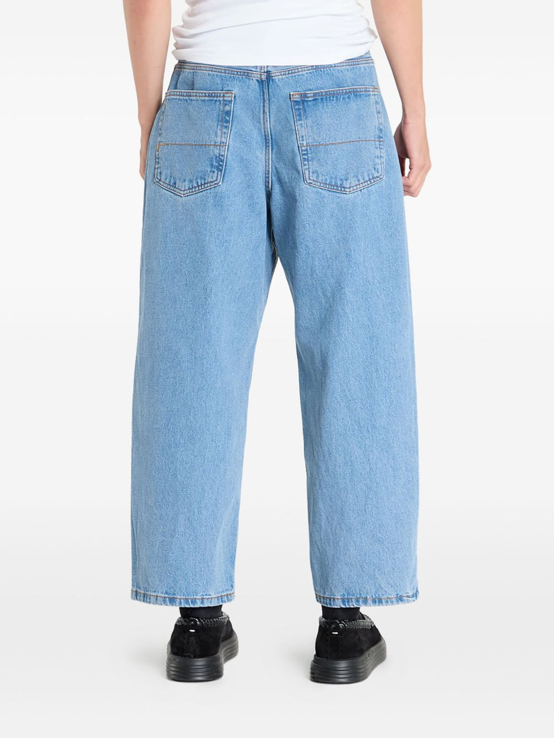 Vans check baggy denim trousers outlook