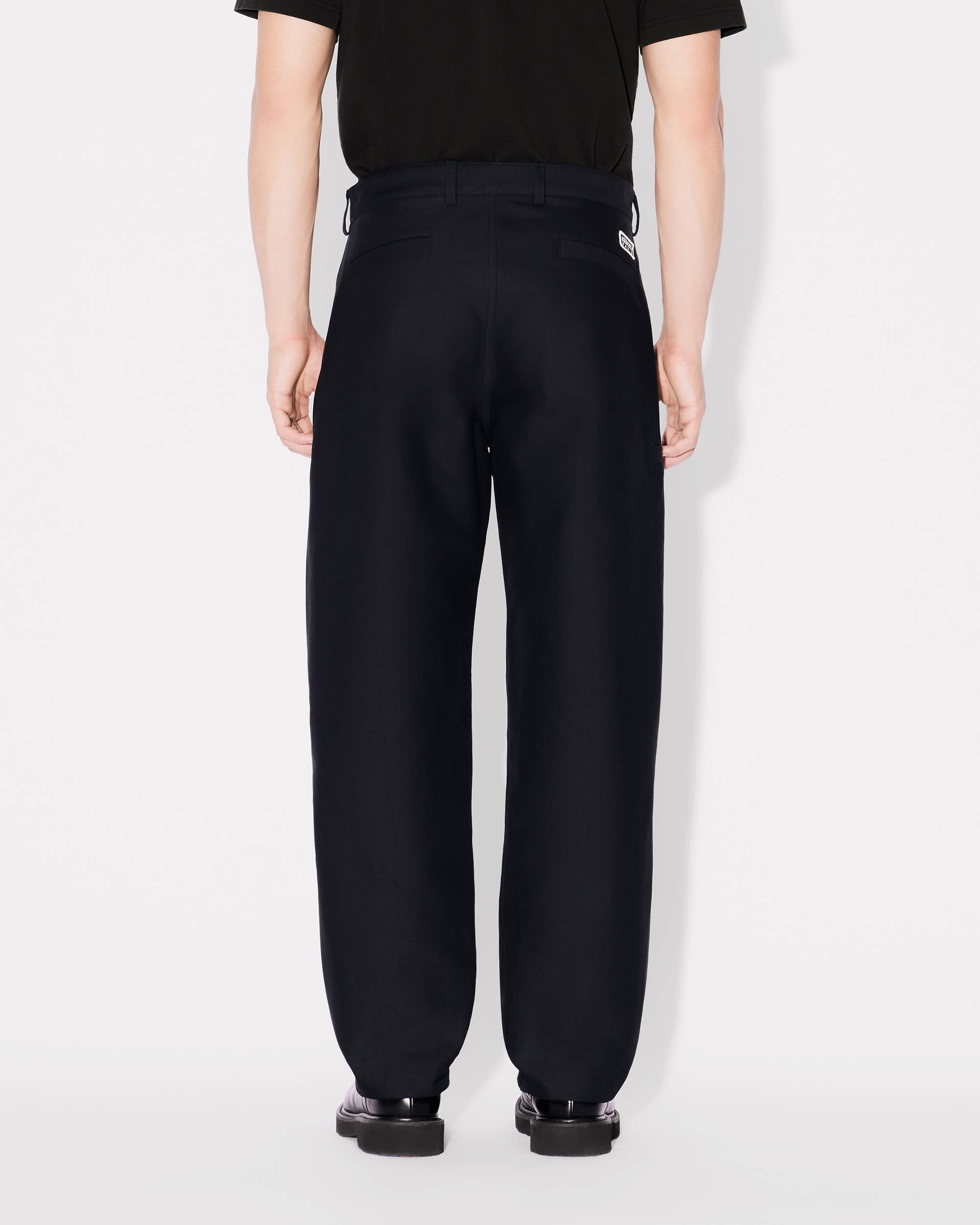 Tapered workwear straight pants - 5
