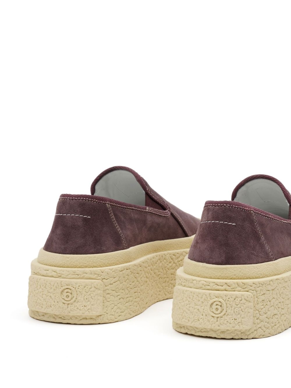 logo-patch suede loafers - 11