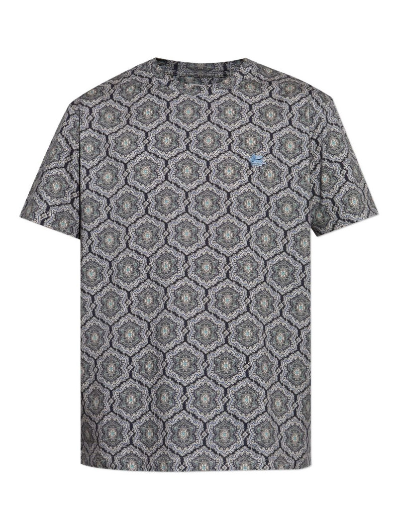 patterned short-sleeve T-shirt 1