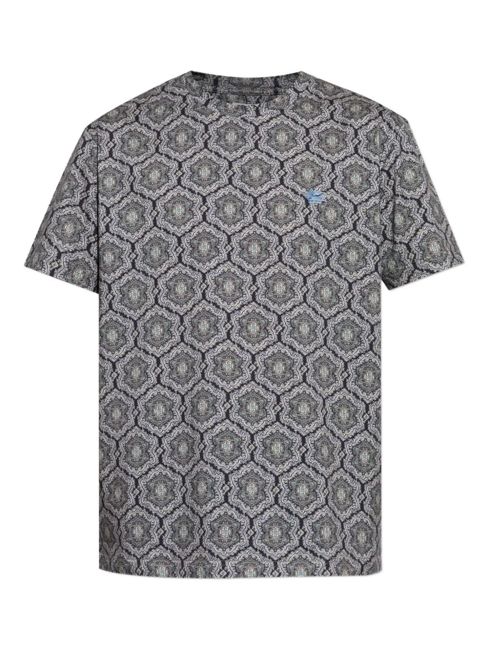 patterned short-sleeve T-shirt - 1