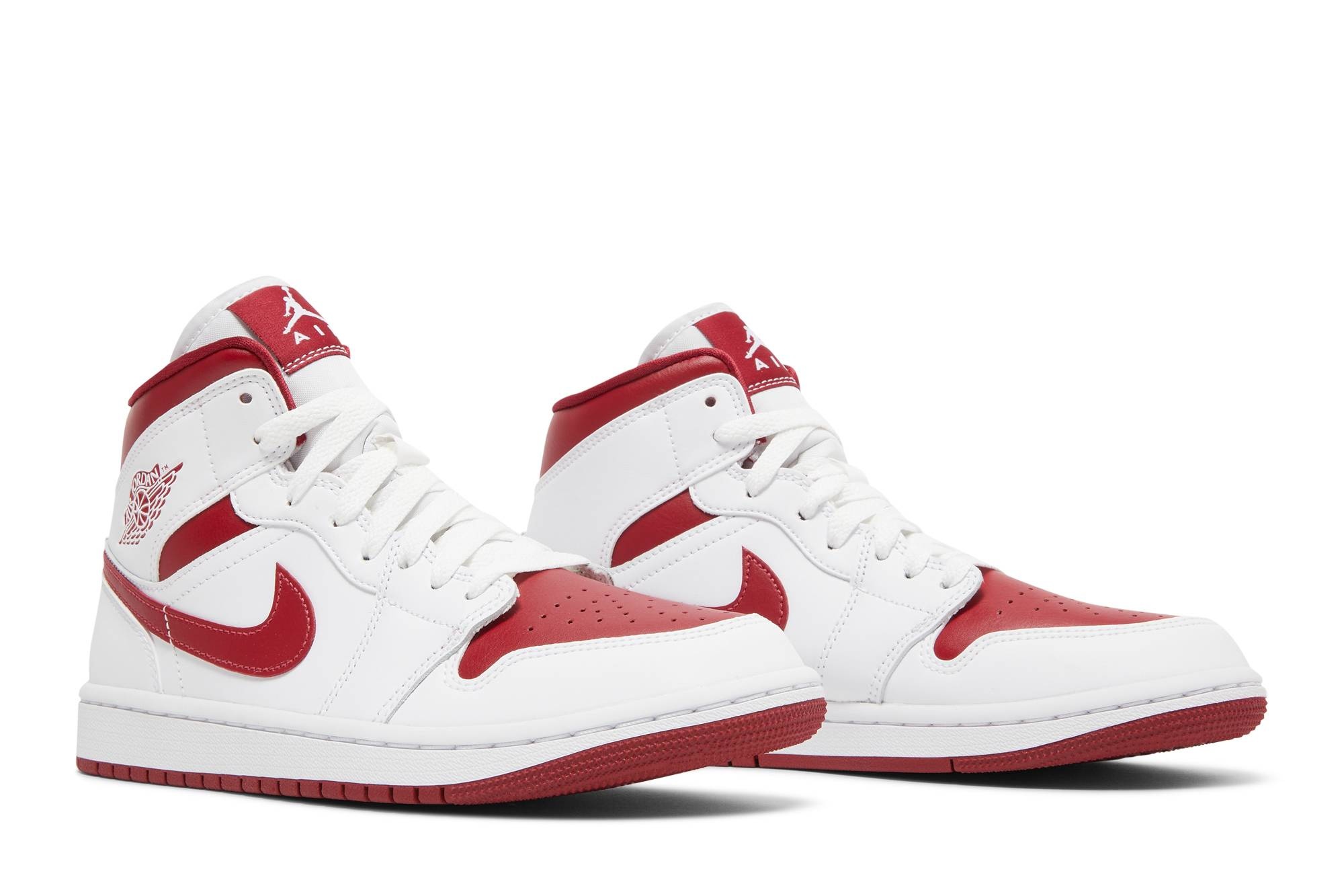 Wmns Air Jordan 1 Mid 'White Pomegranate' - 8