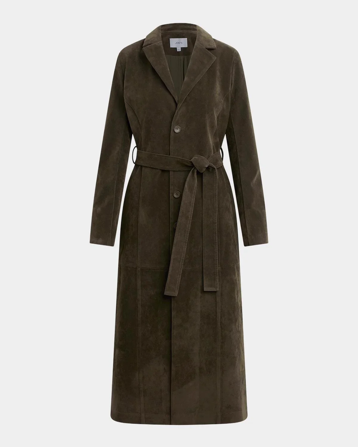 The Faux-Suede Long Coat - 1