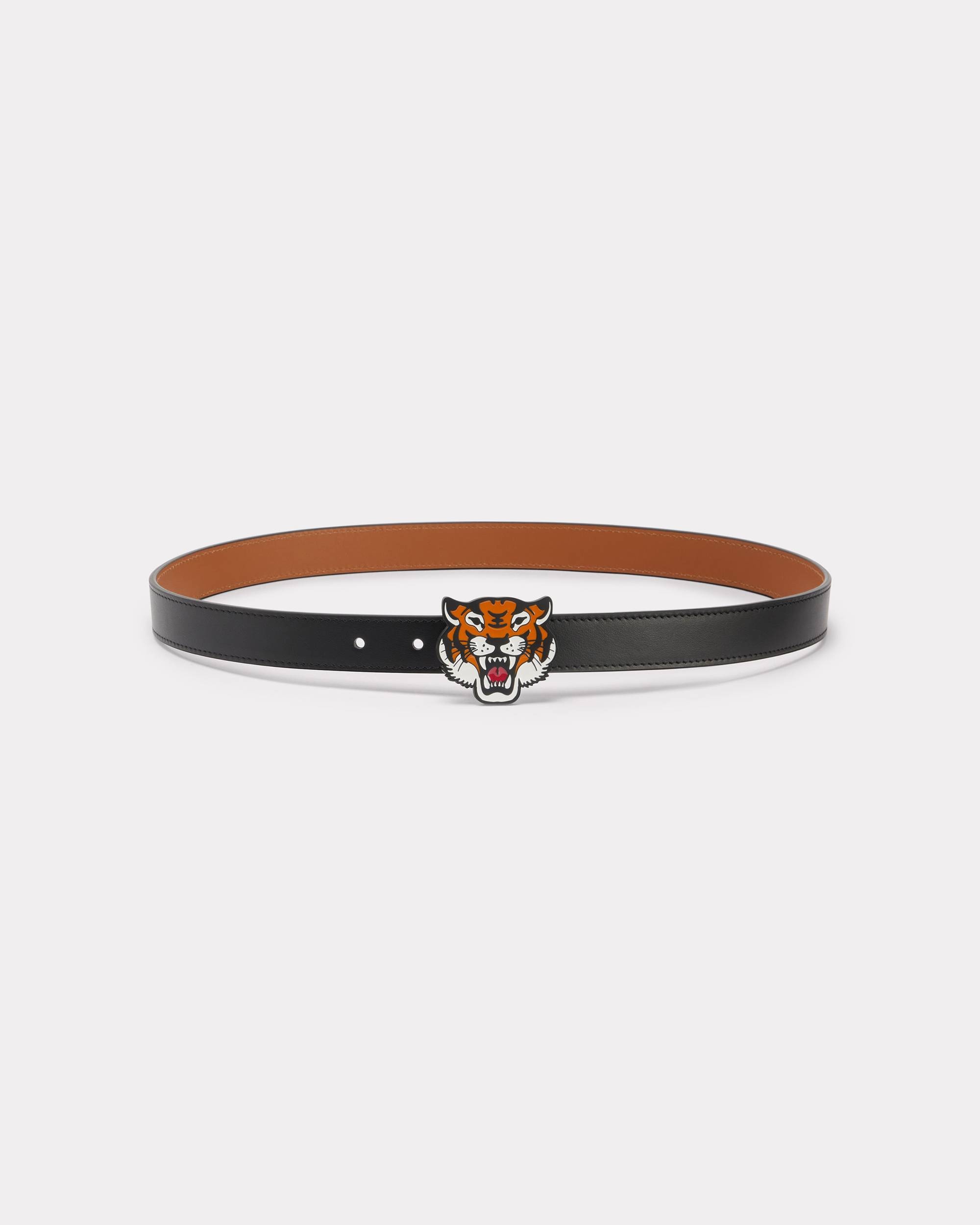 Reversible 'KENZO Buckle" leather belt - 1