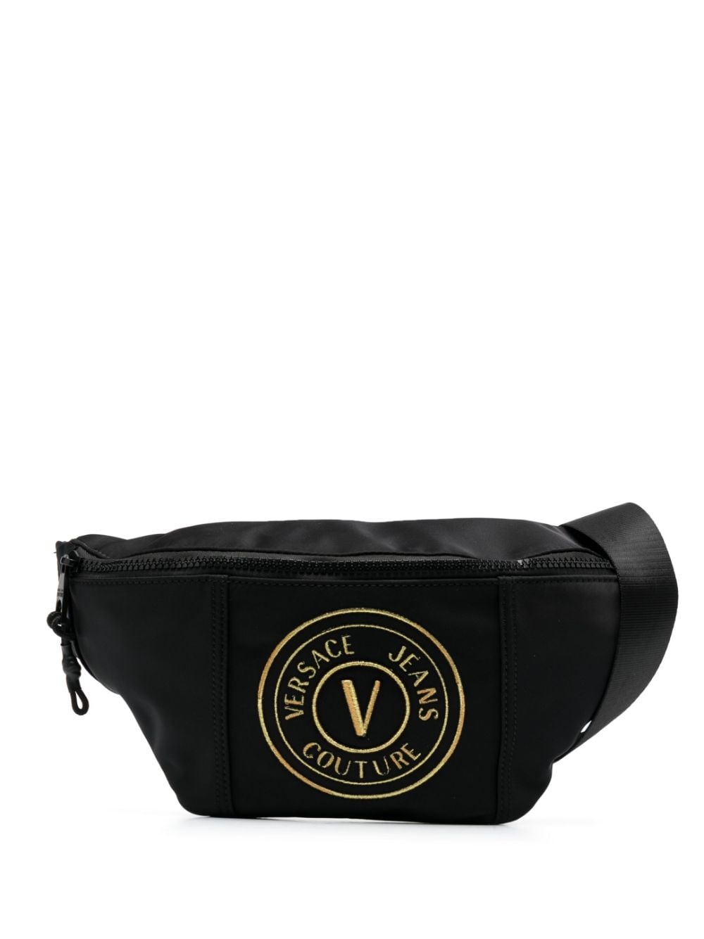 VERSACE JEANS COUTURE logo-patch belt bag farfetch REVERSIBLE