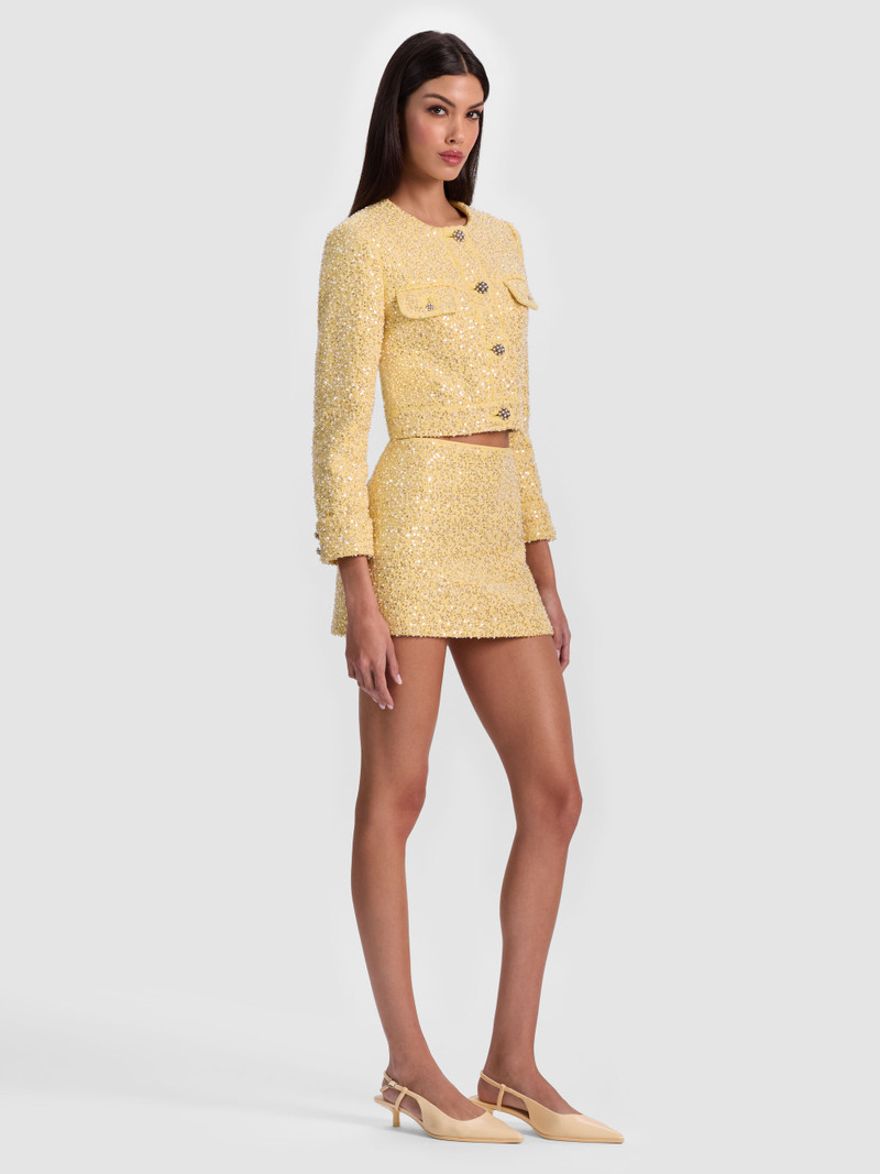 LORIE EMBELLISHED TWEED JACKET 6