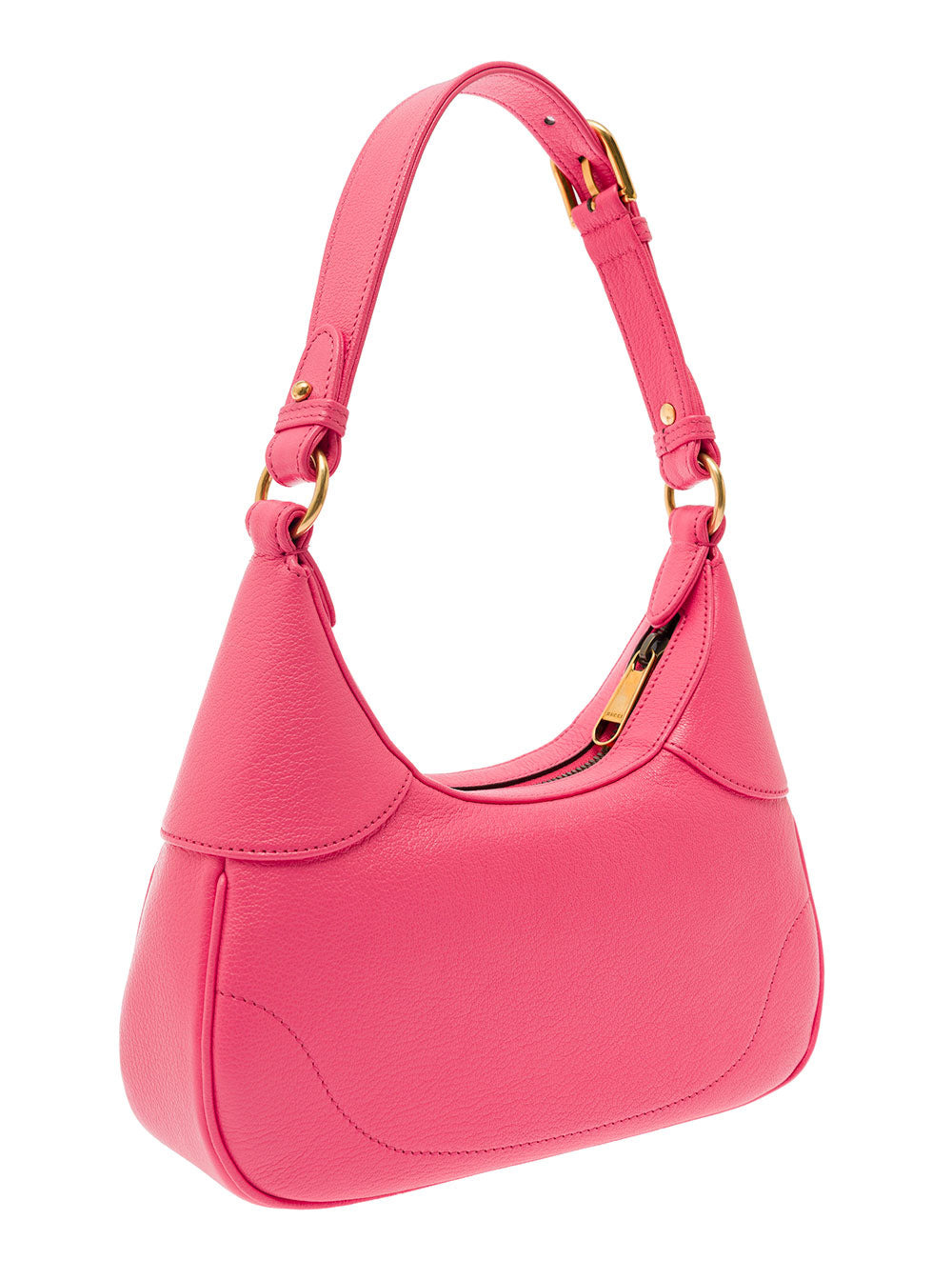 Gucci Women Small Pink Aphrodite Shoulder Bag In Leather Woman - 2