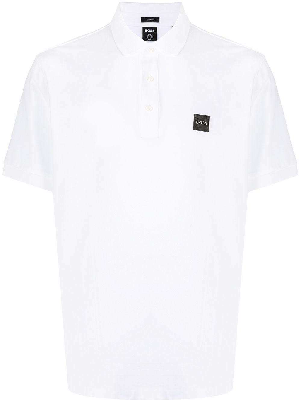 logo-print polo shirt - 1