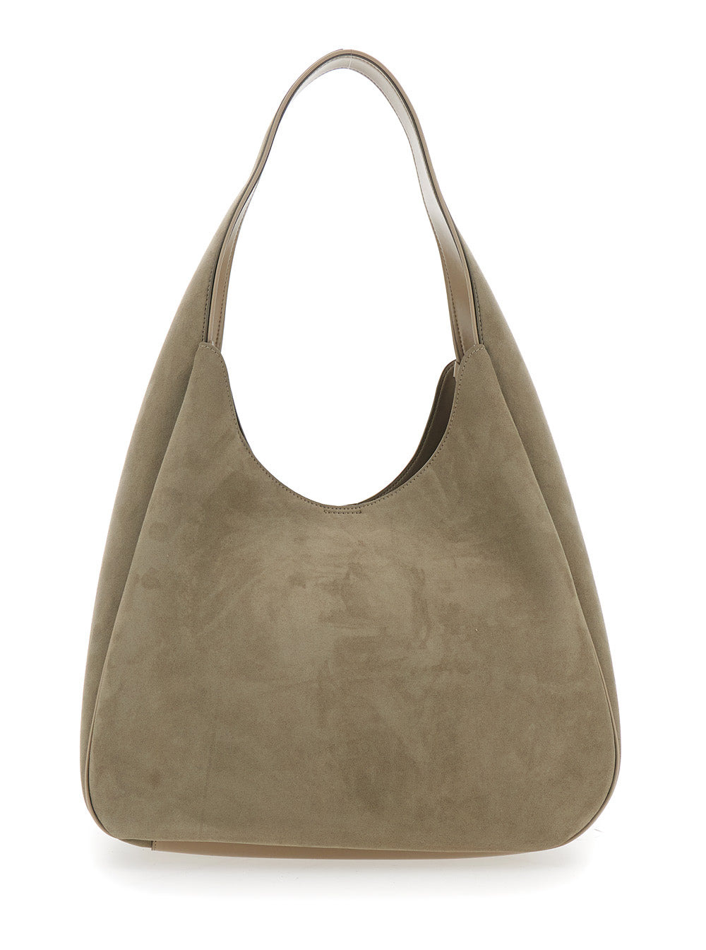Stella Mccartney Women Beige Shoulder Bag With Maxi Logo Lettering On The Front In Ecosuede Woman - 4