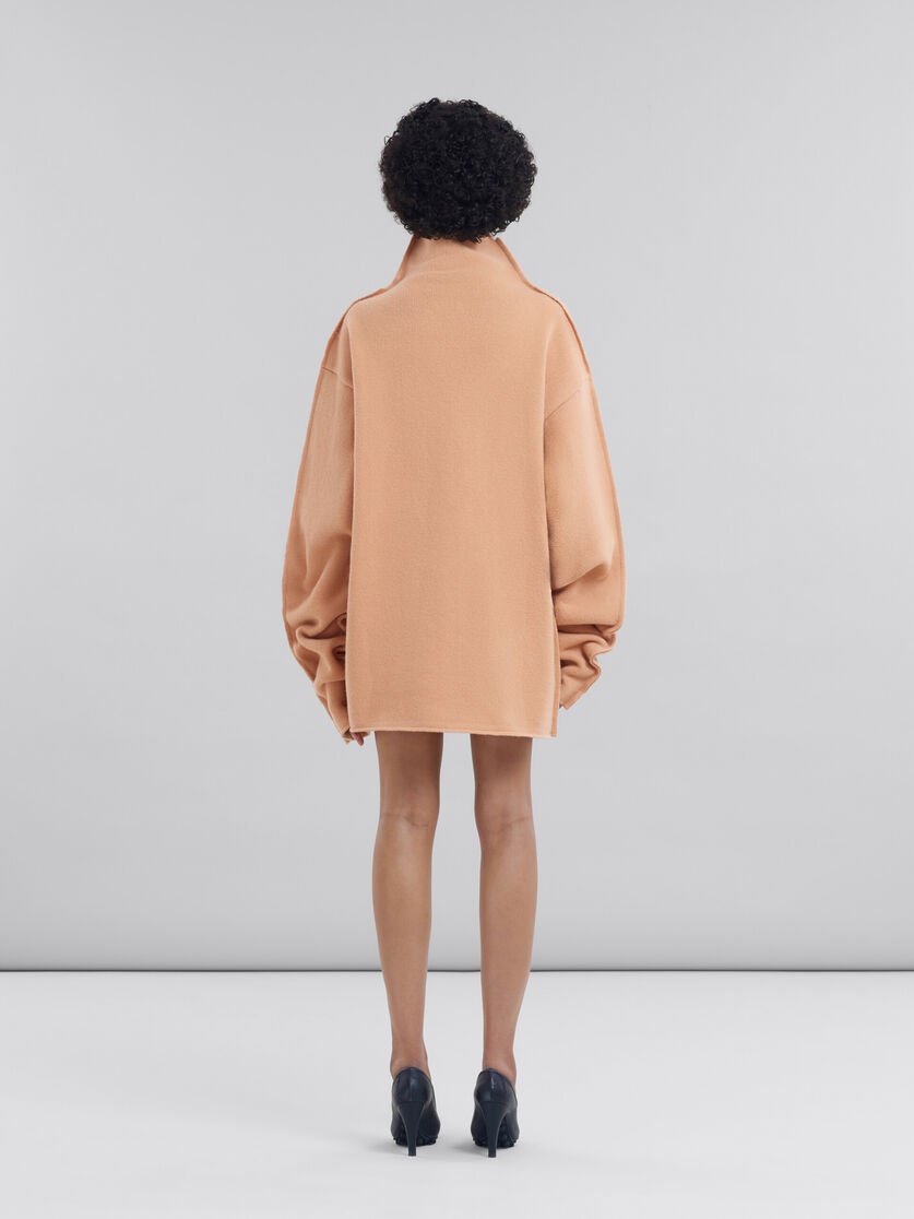 PEACH PINK WOOL SWEATER - 3