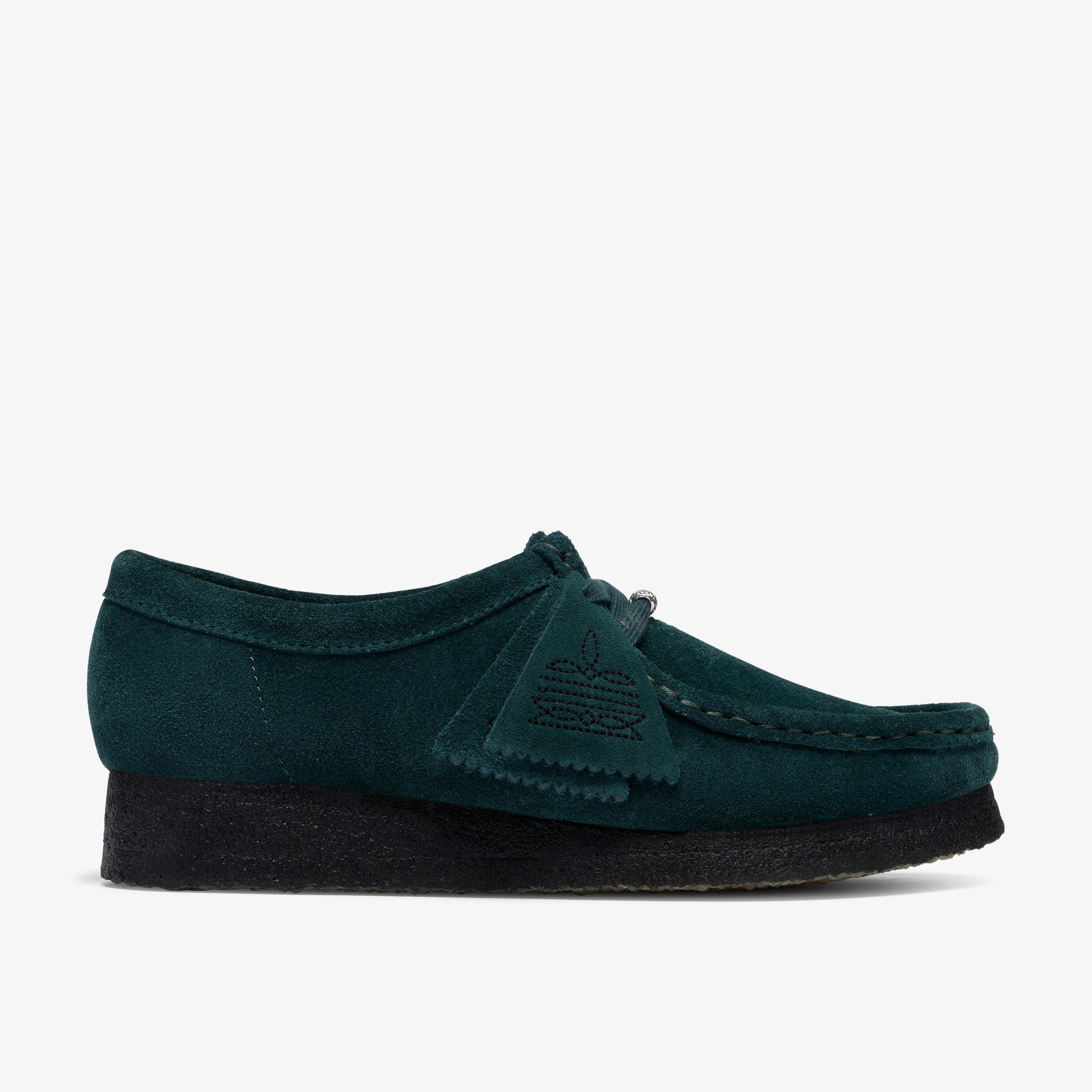 Wallabee Dark Teal Suede - 1
