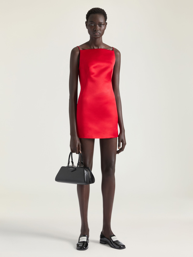 Givenchy SLICED MINI DRESS IN SATIN outlook