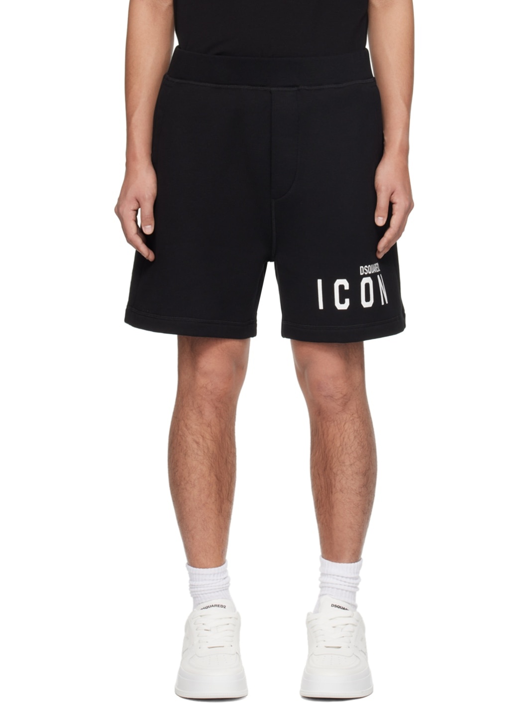 Black Be 'Icon' Relax Shorts - 1