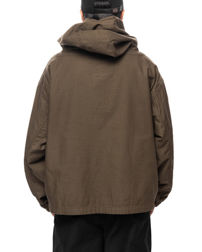 BRAIN DEAD Military Cloth Smock Olive outlook