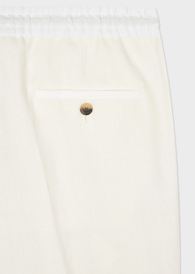 Paul Smith Linen Drawstring Trousers outlook