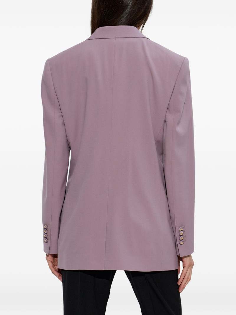 button-fastening V-neck blazer 4