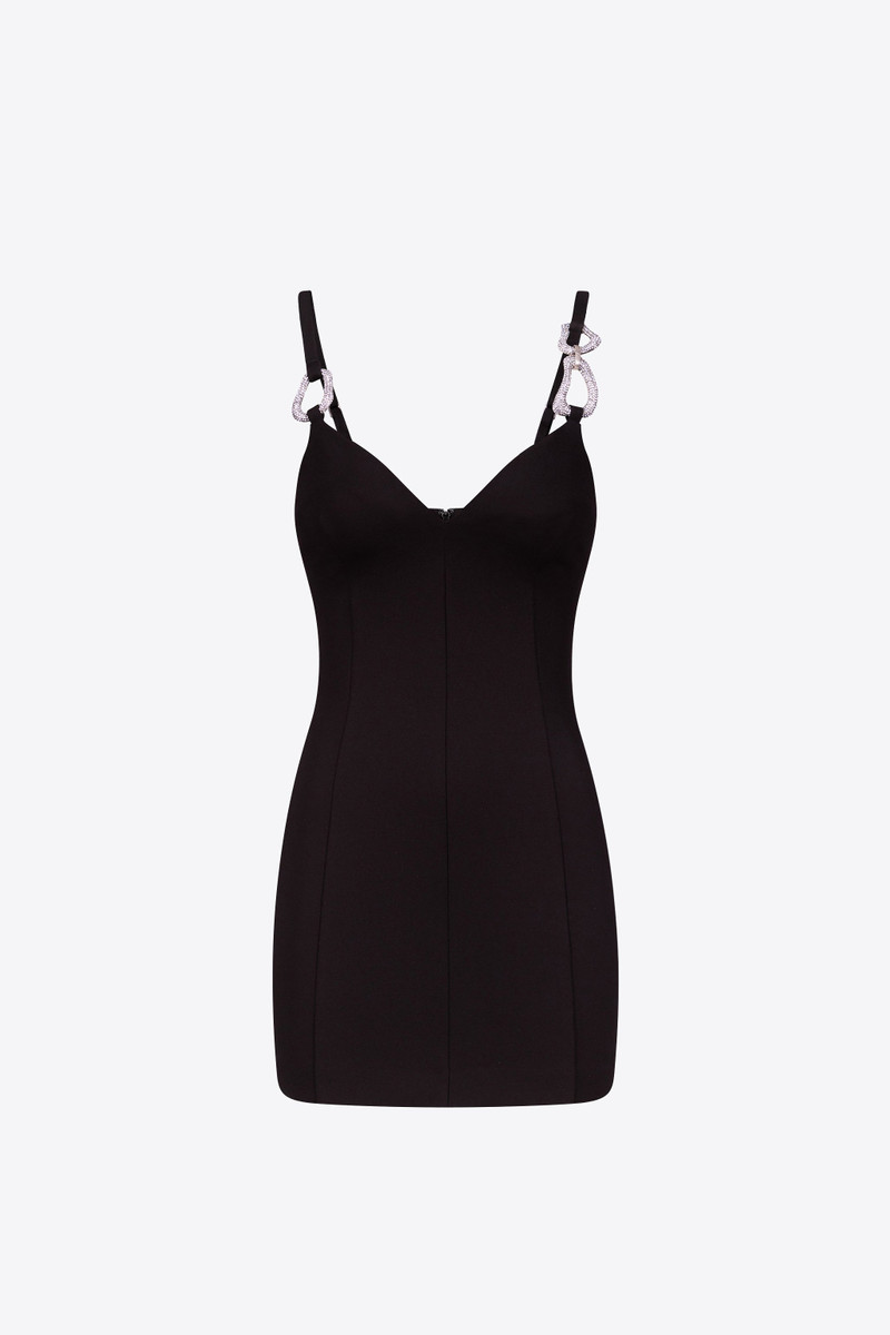 CRYSTAL LINK MINI DRESS - 1
