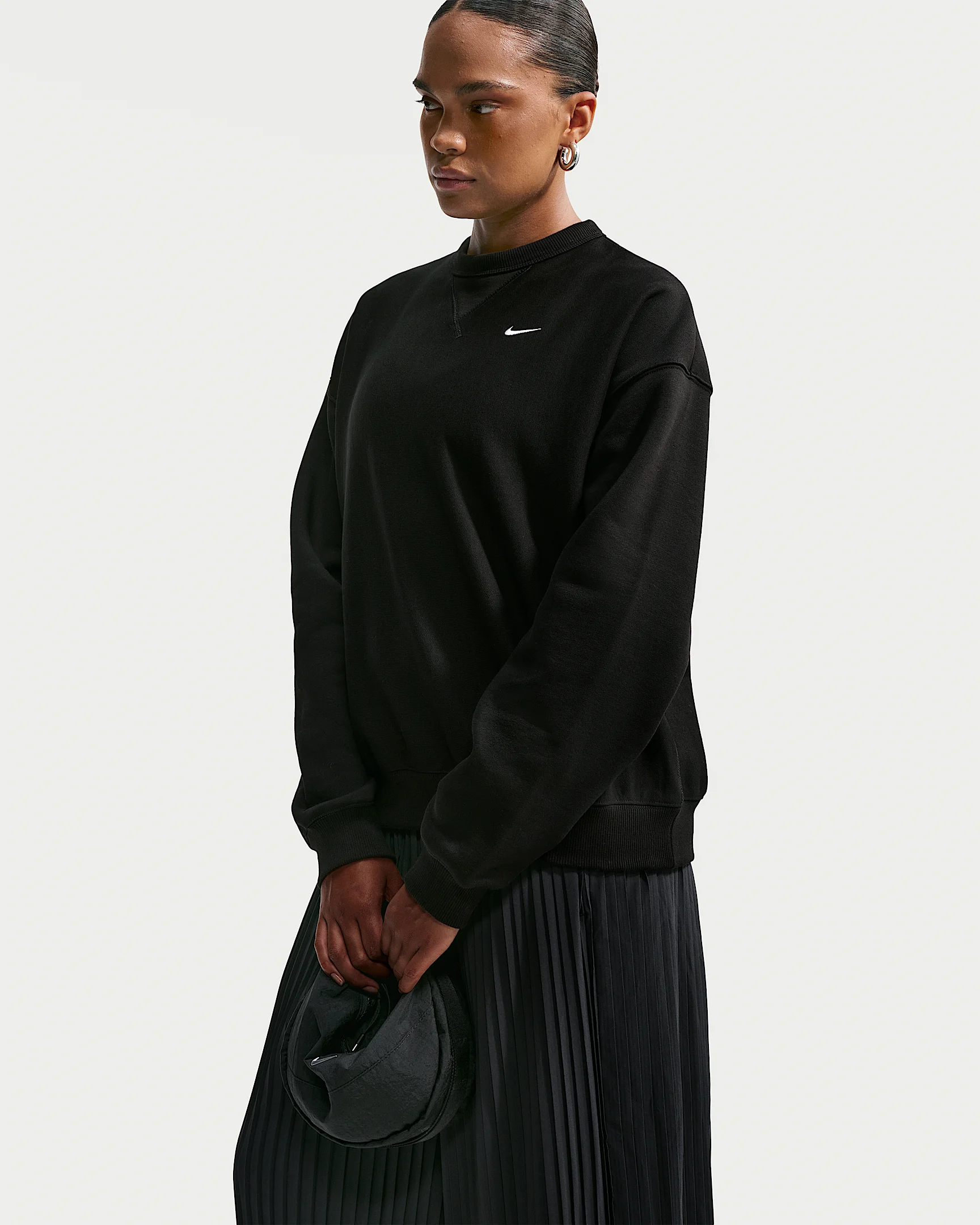 Nike Studio Fleece Heavyweight Women's Oversized Crew - 1