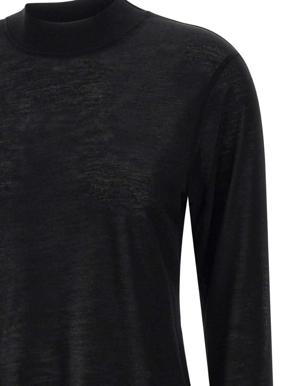 mock-neck T-shirt - 5