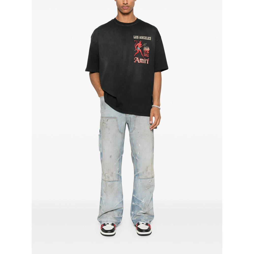 Amiri Blue Denim - Regular & Straight-Leg Jeans Men - 4