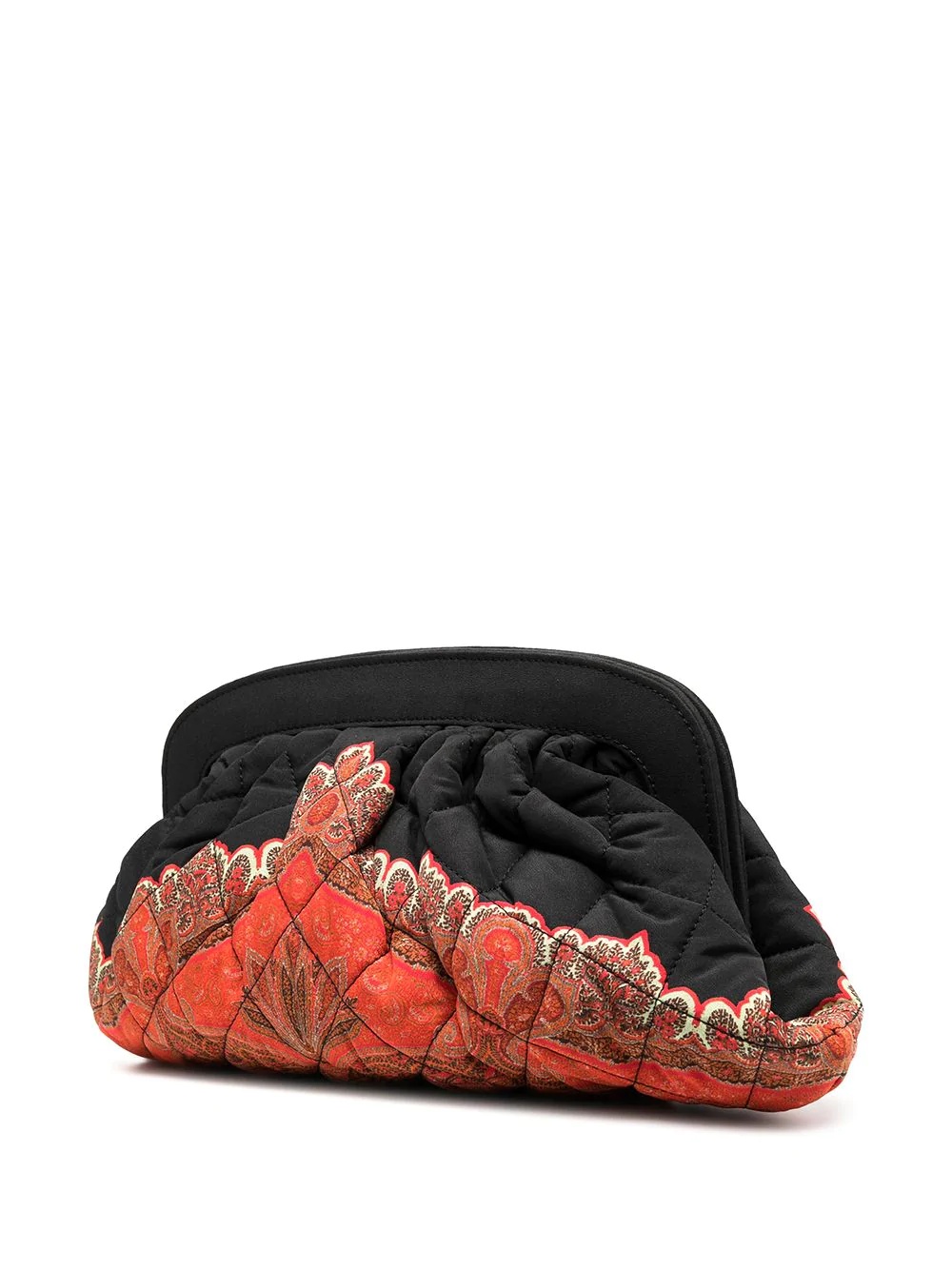 quilted paisley clutch - 3