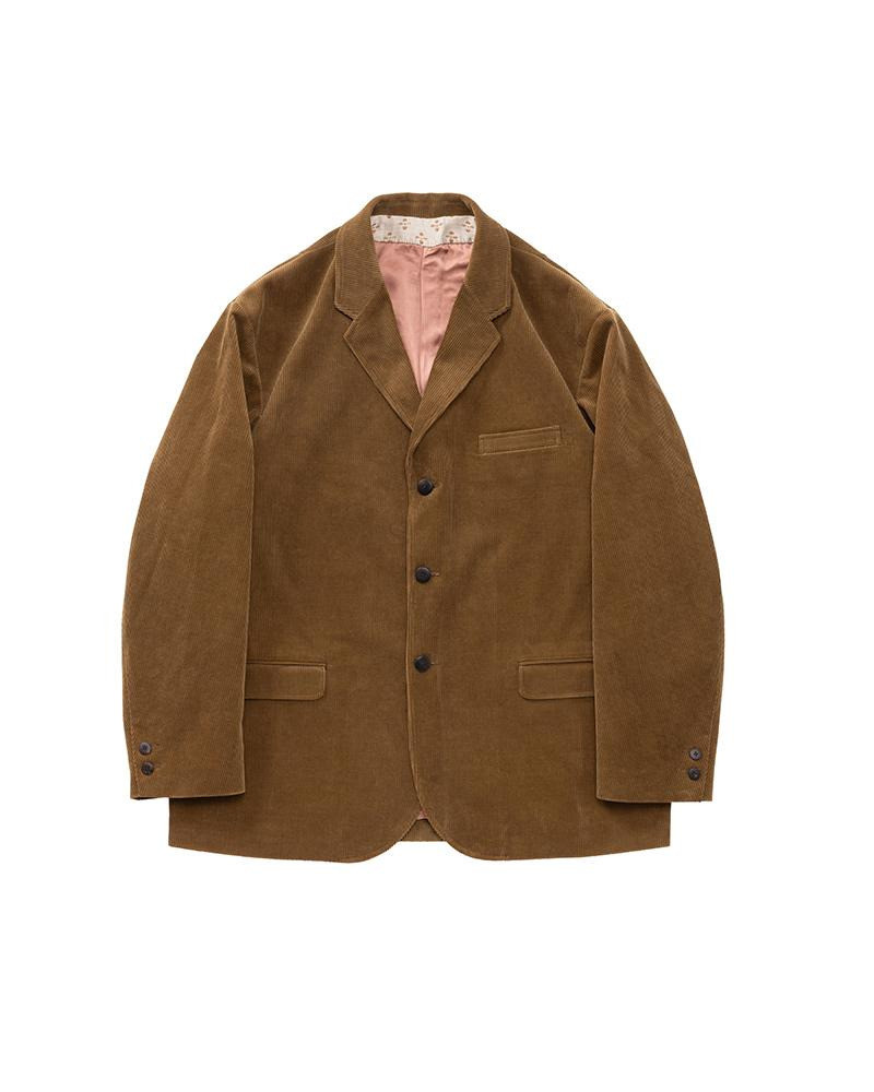 BURNSTONE BLAZER RIDGE CORDS BROWN 1