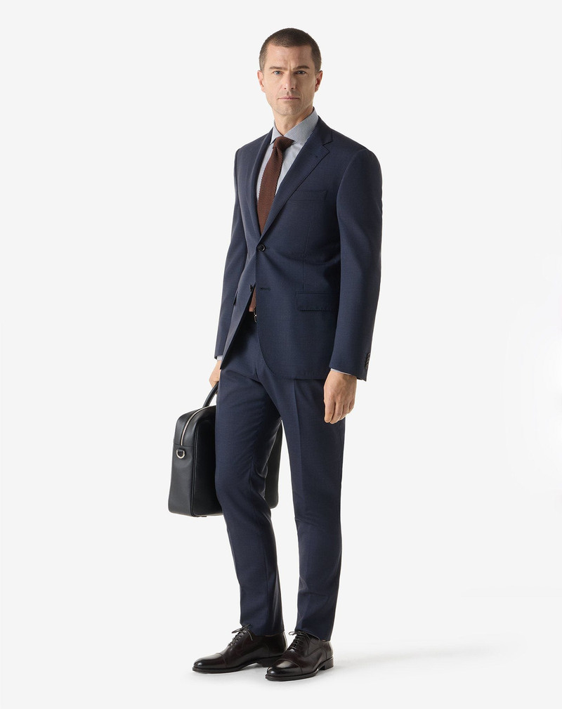 CORNELIANI Blue pure wool suit outlook