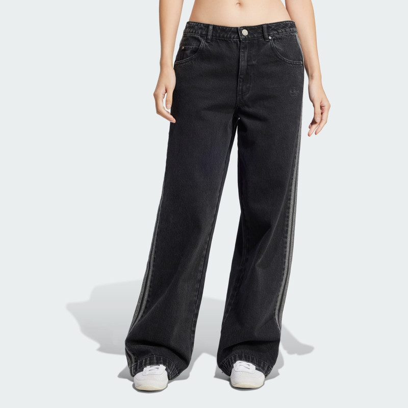 adidas Adicolor Denim 3-Stripes Track Pants outlook