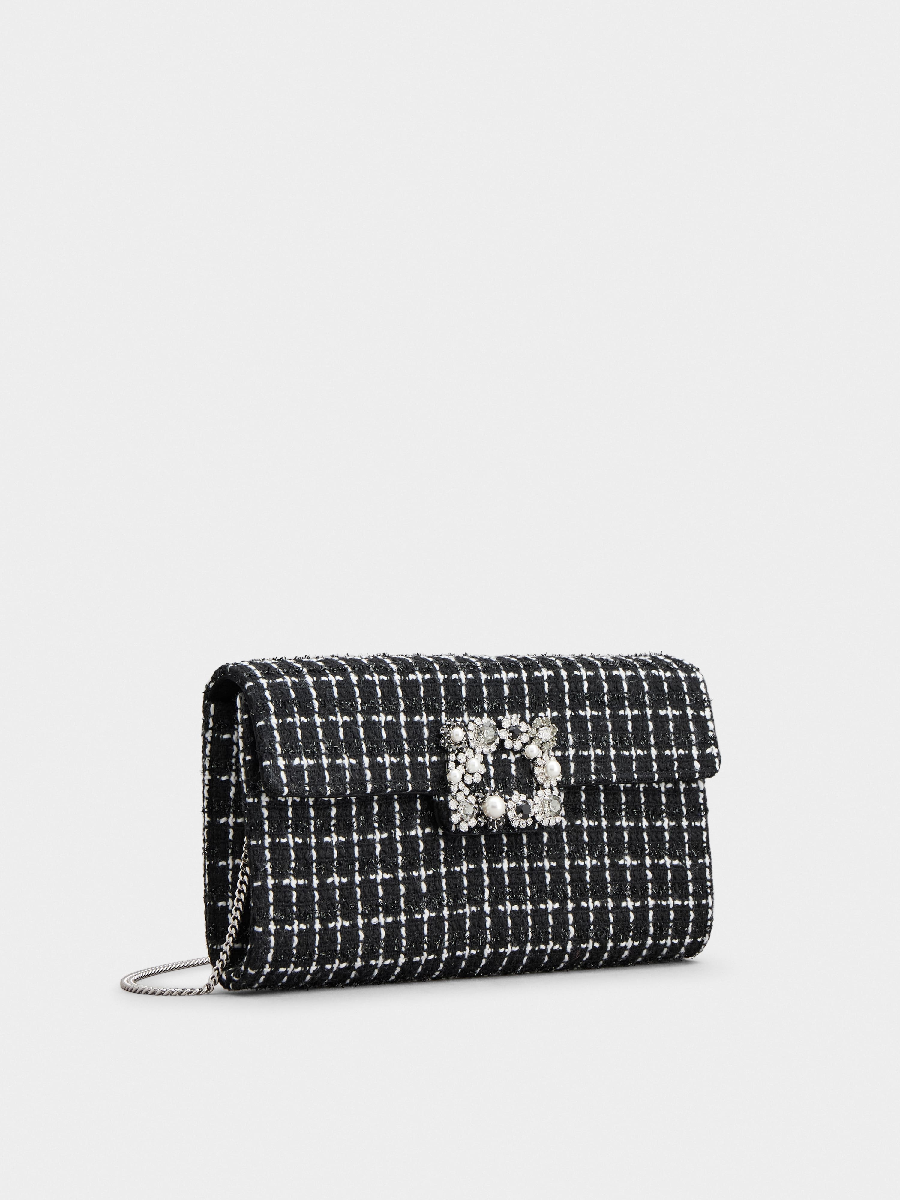 Efflorescence Clutch in tweed - 3