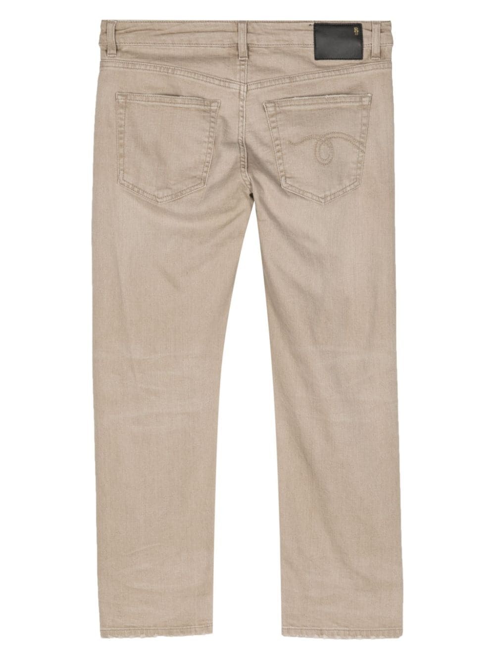 distressed-effect low-rise jeans - 2