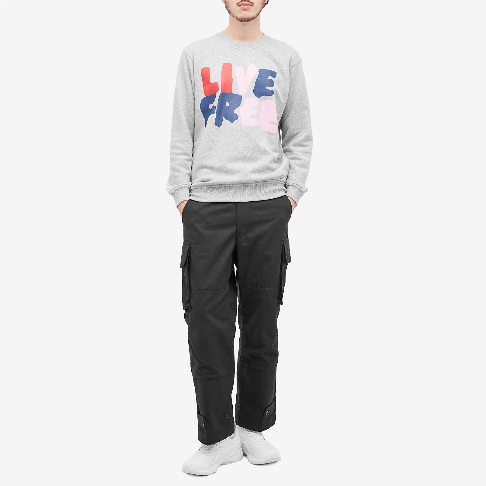 Comme des Garçons SHIRT Live Free Crew Sweatshirt - 4