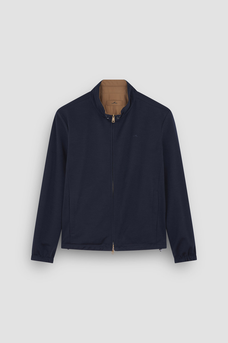 REVERSIBLE BLOUSON IN WOOL, SILK, AND MICROFIBER 8