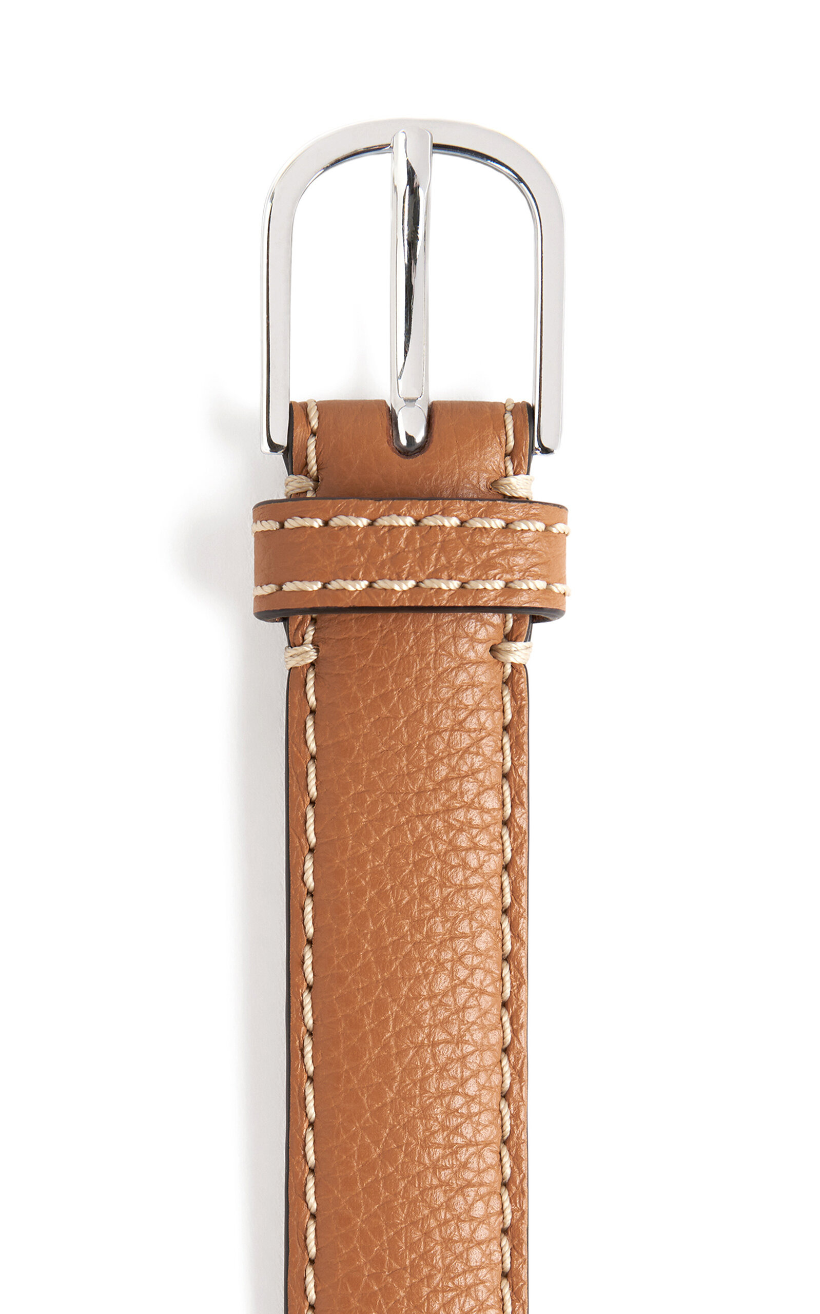 Slim Leather Belt brown - 5