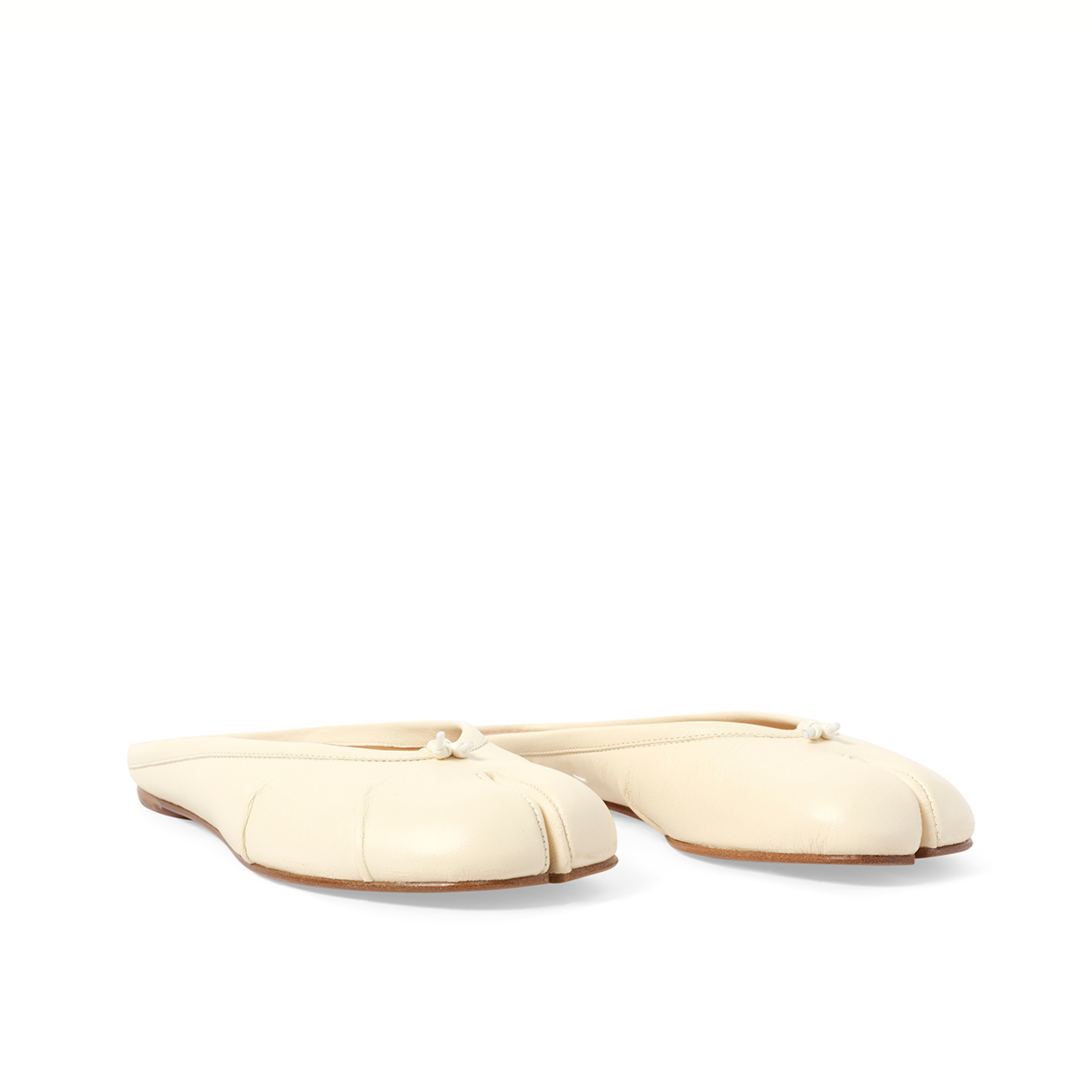 Tabi Ballerina Mule in White - 2