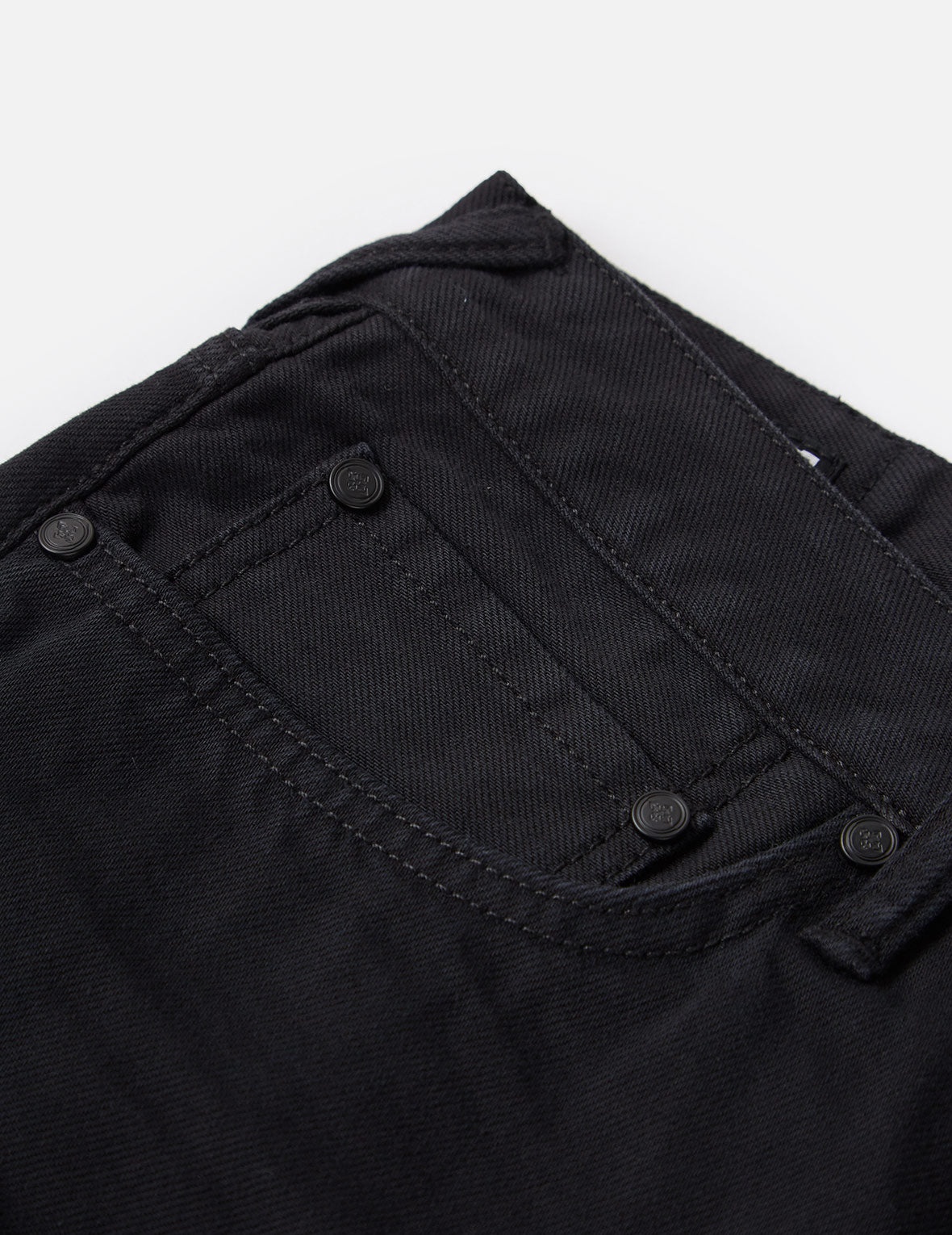 Hannya Skull Embroidered Denim Shorts - 13