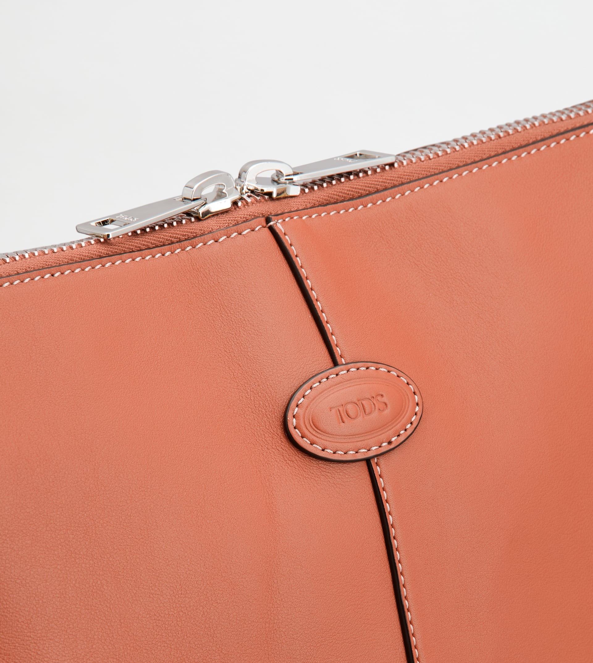 TOD'S DI BAG SWING IN LEATHER MEDIUM - ORANGE - 7